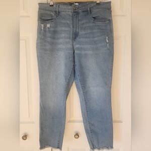 Nine West Light Blue Cropped Jeans